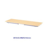 トーカイスクリーン 折り畳みテーブル メープル 幅1800×奥行450×高さ700mm 1台（取寄品）