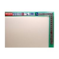 シンワ測定 曲尺角厚 シルバー 30cm/1尺 併用目盛 10027 1本