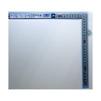 シンワ測定 曲尺平ぴた シルバー 50cm 表裏同目 JIS 10032 1本