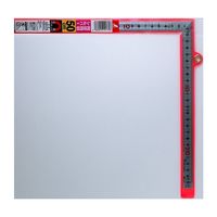 シンワ測定 曲尺同厚 シルバー 50cm 表裏同目 マグネット 10175 1本