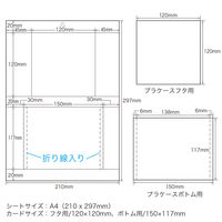 サンワサプライ インクジェットフォト光沢インデックスカード JP-INDGKN 1セット(3冊入)（直送品）