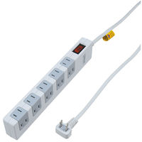 ヤザワコーポレーション 雷サージ・ブレーカー集中SW付10個口5m Y02FSBK1015WH 1個