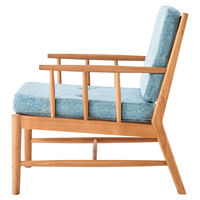 Yoshikei （吉桂） TERRACE（テラス） 1人掛けソファ クッション付 ブルー 幅540mm 1脚（直送品）