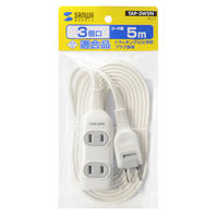 サンワサプライ 電源タップ TAP-3W5N 1個（直送品）