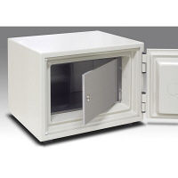 松吉医科器械 麻薬金庫(薬品保管用小型金庫) オフホワイト 775644 1台 23-5667-00（直送品）