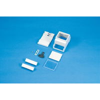 タカチ電機工業 H53型窓開閉DINモジュールボックス グレー/グレー H53ー6MGーG 1個（直送品）