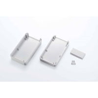 タカチ電機工業 LC型ハンドタイププラスチックケース オフホワイト LC135HーNーW 1個 1セット(2個)（直送品）