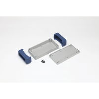 タカチ電機工業 TWS型シリコンプロテクター付プラスチックケース オフホワイト/イエロー TWS9ー6ー17WY 1個（直送品）