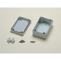 タカチ電機工業 DPCP型防水・防塵ポリカーボネートボックス カバー/ホワイトグレー・ボディー/ホワイトグレー DPCP121609G 1台（直送品）