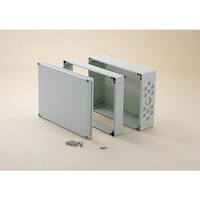 タカチ電機工業 OPCM型防水・防塵ポリカーボネートボックス カバー/ホワイトグレー・ボディー/ホワイトグレー OPCM304018G 1台（直送品）