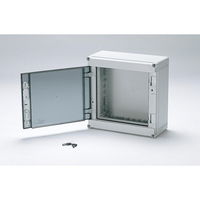 タカチ電機工業 RPCP型防水・防塵モジュラーカバー付ポリカーボネートボックス ホワイトグレー RPCP304018 1台（直送品）