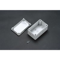 タカチ電機工業 SPCM型防水・防塵ポリカーボネートボックス カバー/ホワイトグレー・ボディー/ホワイトグレー SPCM081313G 1台（直送品）