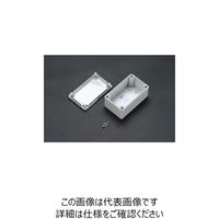 タカチ電機工業 SPCP型防水・防塵ポリカーボネートボックス カバー/透明・ボディー/ホワイトグレー SPCP101006T 1台（直送品）