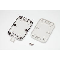 タカチ電機工業 WP型耐候性防水ボックス オフホワイト WP10ー10ー4G 1台 1セット(2台)（直送品）