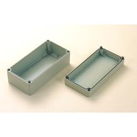 タカチ電機工業 AD型アルミダイキャストボックス グレー(粉体塗装) AD24ー16ー10 1台（直送品）