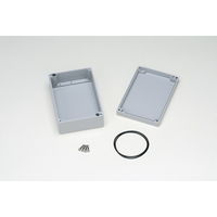 タカチ電機工業 BDN型防水・防塵アルミダイキャストボックス ライトグレー粉体塗装 BDN11ー16ー6G 1台（直送品）