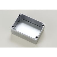 タカチ電機工業 FTB型防水・防塵ボックス用取付ベース シルバーアルマイト FTB10ー15 1枚 1セット(2枚)（直送品）