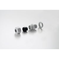 タカチ電機工業 AG型 ケーブルグランド 高防水タイプ ライトグレー AG40ー28.5S 1個（直送品）