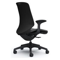 オカムラ スフィア ハイバック ハンガー無 固定肘 ナイロンキャスター 張地リネット 黒×ダークグレー CT2AAA FRU2 1脚（直送品）