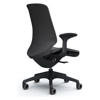 オカムラ スフィア ハイバック ハンガー無 固定肘 ウレタンキャスター 張地インターロック 黒×ダークグレー CT2AFA FXW0 1脚（直送品）