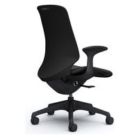 オカムラ スフィア ハイバック ハンガー無 固定肘 ナイロンキャスター 張地リネット 黒×ブラック CT2CAA FRU1 1脚（直送品）