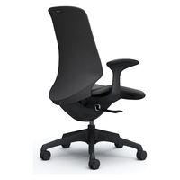 オカムラ スフィア ハイバック ハンガー無 固定肘 ナイロンキャスター 張地インターロック 黒×ダークグレー CT2CAA FXW0 1脚（直送品）