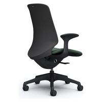 オカムラ スフィア ハイバック ハンガー無 固定肘 ナイロンキャスター 張地インターロック 黒×ダークグリーン CT2CAA FXW5 1脚（直送品）