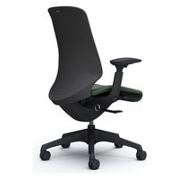 オカムラ スフィア ハイバック ハンガー無 可動肘 ナイロンキャスター 張地インターロック 黒×ダークグリーン CT4AAA FXW5 1脚（直送品）