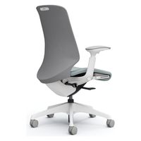 オカムラ スフィア ハイバック ハンガー無 可動肘 ナイロンキャスター 張地リネット 白×セージ CT4AAC FRU6 1脚（直送品）