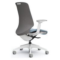 オカムラ スフィア ハイバック ハンガー無 可動肘 ナイロンキャスター 張地インターロック 白×セージ CT4AAC FXW9 1脚（直送品）