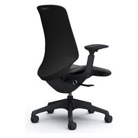 オカムラ スフィア ハイバック ハンガー無 可動肘 ナイロンキャスター 張地リネット 黒×ダークグレー CT4CAA FRU2 1脚（直送品）