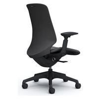 オカムラ スフィア ハイバック ハンガー無 可動肘 ナイロンキャスター 張地インターロック 黒×ダークグレー CT4CAA FXW0 1脚（直送品）