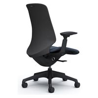 オカムラ スフィア ハイバック ハンガー無 可動肘 ナイロンキャスター 張地インターロック 黒×インディゴ CT4CAA FXW4 1脚（直送品）