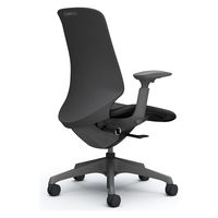 オカムラ スフィア ハイバック ハンガー無 可動肘 ナイロンキャスター 張地リネット 灰×ブラック CT4CAE FRU1 1脚（直送品）