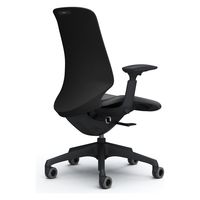 オカムラ スフィア ハイバック ハンガー無 可動肘 ウレタンキャスター 張地リネット 黒×ダークグレー CT4CFA FRU2 1脚（直送品）