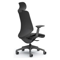 オカムラ スフィア EXハイ ハンガー無 可動肘 ウレタンキャスター 張地リネット 灰×ダークグレー CT4EFE FRU2 1脚（直送品）