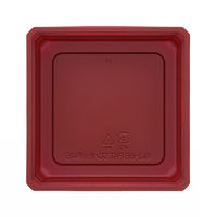 【ケース販売】弁当容器 ワン折小隅 底 45A 重 赤 004430071 1ケース(50枚入×8袋 合計400枚)（直送品）