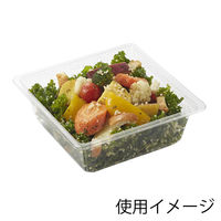 【ケース販売】惣菜容器 バイオカップキューブ 本体 17-60 B 004450491 1ケース(50枚入×8袋)（直送品）