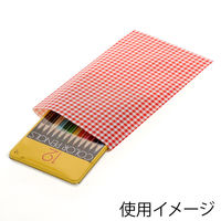 シモジマ 平袋 柄小袋 ストレートタイプ B型 ギンガムミニ 赤 006538413 1セット(1袋(100枚)×10)
