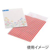 シモジマ HEIKO 平袋 柄小袋 ストレートタイプ 18才 ギンガムミニ 赤 006538213 1セット(200枚×10袋 合計2000枚)