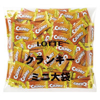 ロッテ クランキー ミニ大袋 1袋（約175枚：約577g×7袋）チョコレート