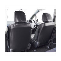 【カー用品】ボンフォーム シートカバー グランドレザー 軽/普通車 フロント2枚 背面フルカバー ブラック 4364-54BK 1枚（直送品）