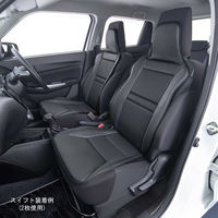【カー用品】ボンフォーム シートカバー レーシングレザー 軽/普通車 前席フリー フロント1枚 ブラック 4078-91BK 1枚（直送品）