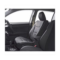 【カー用品】ボンフォーム シートカバー カスタムキルト 軽/普通車 フロント1枚 背面フルカバー ブラック 4369-50BK 1枚（直送品）