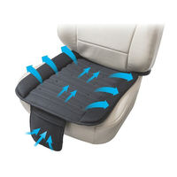 【カー用品】ボンフォーム 送風クッション クールジェットUSB 角型 USB給電 45x50cm ブラック 5465-02BK 1枚（直送品）