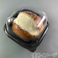 スミ 【ケース販売】食品容器 ユニコン LS-角120ドーム B 004440254　1ケース(100枚入×10袋 合計1000枚)（直送品）