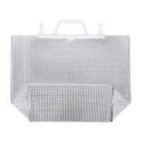 モロフジ 【ケース販売】手提げ保冷角底袋 アイスM 白取手 004712145 1ケース(10枚入×20袋 合計200枚)（直送品）