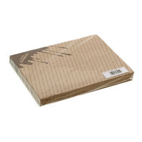 【ケース販売】ラミクレープ包装紙 クラフト S 四角 チョコレート 004738310 アオトプラス（直送品）