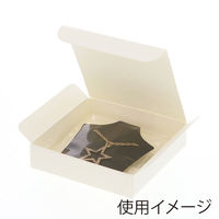 シモジマ 【ケース販売】HEIKO 箱 プチBOX 75×75 ホワイト 006897943 1ケース(10枚入×10袋 合計100枚)（直送品）