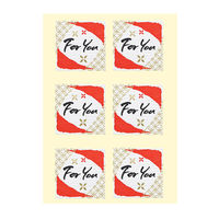 シモジマ HEIKO ギフトシール なごみことば For you 007064710 1セット(1袋(24枚)×10)